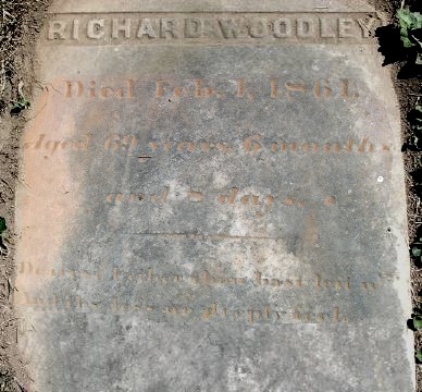 richard woodley headstone